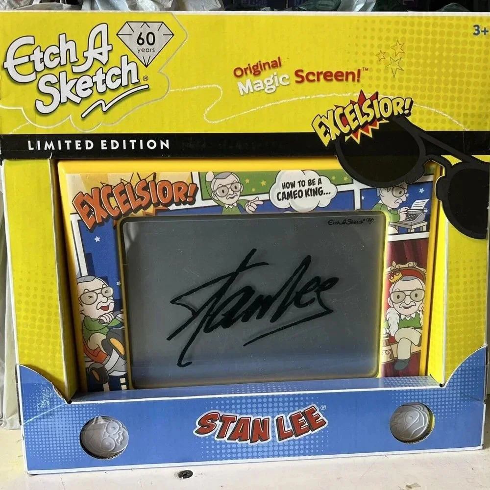 NEW Etch A Sketch Limited Edition Stan Lee Original Magic Screen